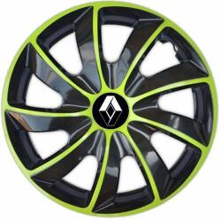 NRM Capace pentru RENAULT 16", QUAD BICOLOR VERDE 4bc