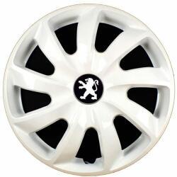 NRM Capace pentru roți PEUGEOT 16", STIG ALB VOPSIT 4bc