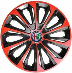 NRM Capace pentru ALFA ROMEO 16", STRONG DUOCOLOR ROȘU-NEGRU 4bc