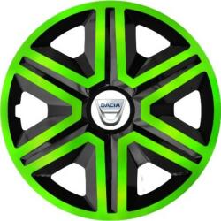 NRM Capace pentru roți DACIA 16", ACTION DOUBLECOLOR VERDE-NEGRU 4bc