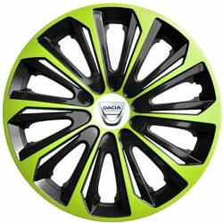 NRM Capace pentru DACIA 15", STRONG DUOCOLOR VERDE-NEGRU 4bc