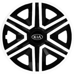 NRM Capace pentru KIA 16", ACTION DOUBLECOLOR ALB-NEGRU 4KS