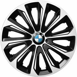 NRM Capace pentru roți BMW 14", STRONG DUOCOLOR ALB-NEGRU 4bc