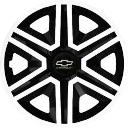 NRM Capace pentru CHEVROLET 15", ACTION DOUBLECOLOR ALB-NEGRU 4KS