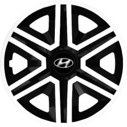 NRM Capace pentru HYUNDAI 14", ACTION DOUBLECOLOR ALB-NEGRU 4KS