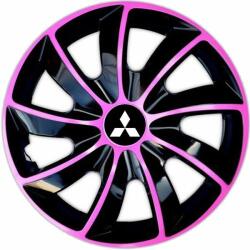 NRM Capace pentru MITSUBISHI 16", QUAD BICOLOR ROZ 4bc