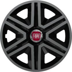 NRM Capace pentru FIAT 15", ACTION DOUBLECOLOR GRAFIT-NEGRU 4bc
