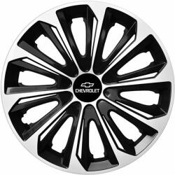 NRM Capace pentru roți CHEVROLET 14", STRONG DUOCOLOR ALB-NEGRU 4bc