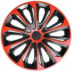 NRM Capace pentru roți SKODA 14", STRONG DUOCOLOR ROȘU-NEGRU 4bc