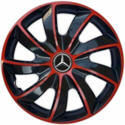 NRM Capace pentru MERCEDES 15", QUAD BICOLOR ROȘU 4bc