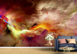 Persona Tapet Premium Canvas - Pictura abstracta cu nuante de violet - tapet-canvas - 170,00 RON