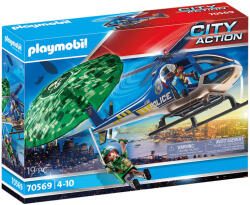 Playmobil Elicopter De Politie Si Parasutist (70569)