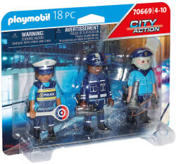 Playmobil Set 3 Figurine - Politisti (70669)