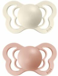 BIBS Couture Natural Rubber Size 2: 6+ months cumi Ivory / Blush 2 db