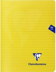 Clairefontaine Mymesys tűzött füzet, A5, 48 oldal, vonalas, 17x22 cm, sárga (CAI247DictandoG)