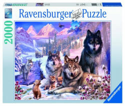 Ravensburger Puzzle Familie Lupi Iarna, 2000 Piese - Ravensburger (rvspa16012)