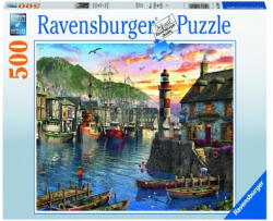 Ravensburger Puzzle Port La Rasarit, 500 Piese - Ravensburger (rvspa15045)