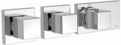 TRES Block-System beépíthető termosztátos 3 utas csaptelep 20725399 (20725399)