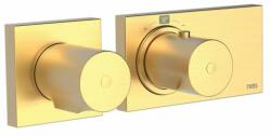 TRES Block-System beépíthető termosztátos 1 utas csaptelep matt arany 20735199OM (20735199OM)