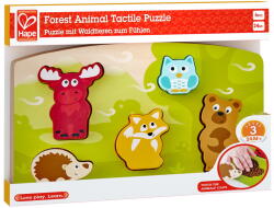 Hape Puzzle incastru din lemn, Animalele din padure (HapeE1621)