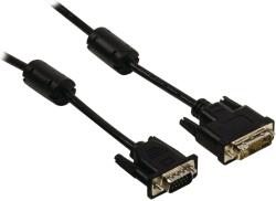 Nedis DVI-A - VGA (DSUB 15pin) kábel 2m [CCGP32100BK20]