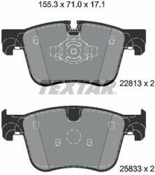 TEXTAR set placute frana, frana disc TEXTAR Q+ 2281301 (2281301)