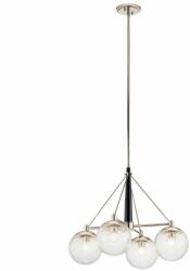 Quintiesse Lustra globuri Marilyn, nichel, 4 x E27, D: 70, 3 cm, QN-MARILYN4 (QN-MARILYN4)