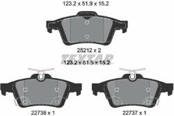 TEXTAR set placute frana, frana disc TEXTAR Q+ 2521204 (2521204)