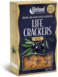 Lifefood LifeCrackers cu Masline Raw Eco Lifefood 90 grame