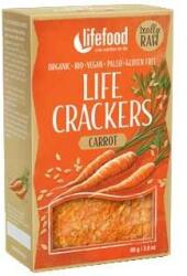 Lifefood Lifecrackers cu Morcovi Raw Eco Lifefood 80 grame