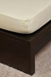 Naturtex Pamut Jersey homokbarna gumis lepedő 140-160x200 cm (73100) - agynemustore
