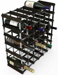 RTA GLOBAL RTA borállvány 42 borosüvegnek, fekete kőris - horganyzott acél / kibontva (WINE0074)