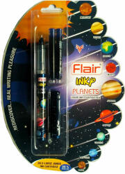 FLAIR Stilou cu 2 rezerve FLAIR Inky Planets