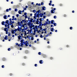 BRILLBIRD Műköröm Strasszkő electric blue (100 db-os) SS8