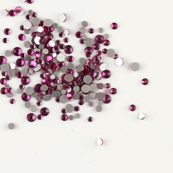 BRILLBIRD Műköröm Strasszkő fuchsia (100 db-os) SS8