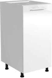 Halmar Vento d-30/82 alsó szekrény magasfényű fehér - smartbutor