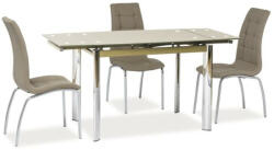 WIPMEB GD 019 asztal 70x100 sötét bézs - smartbutor