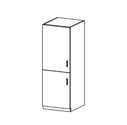 TEMPO KONDELA Hűtőgép szekrény, fehér/sosna andersen, balos, PROVANCE D60R - smartbutor