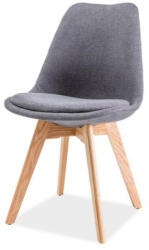 WIPMEB DIOR szék tölgy/CIEMNO szürke TAP. 32 - smartbutor