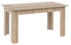 TEMPO KONDELA Étkezőasztal, sonoma tölgyfa, 140x80 cm, GENERAL NEW - smartbutor