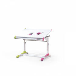 Halmar COLLORIDO íróasztal, fehér/zöld/pink - smartbutor