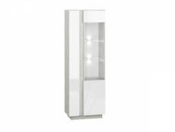 Wipmeble Lumens 03 vitrin jobb beton/fehér fényes - smartbutor