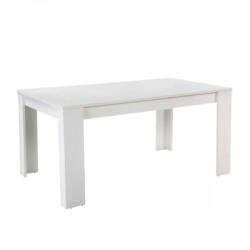 TEMPO KONDELA Étkezőasztal, fehér, 140x80 cm, TOMY NEW - smartbutor