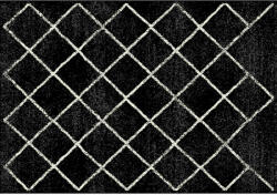 TEMPO KONDELA Szőnyeg, fekete/minta, 100x150 cm, MATES TYP 1 - smartbutor