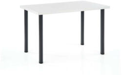 Halmar Modex 2 étkezőasztal 120 fehér asztallappal , fekete lábbal - smartbutor