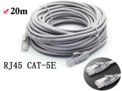  20m-es Szerelt alú-réz ethernet beltéri UTP Cat5e patch kábel