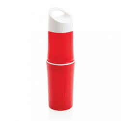 BE O Sticla de apa, sport, BE O, 2707242, Plastic, 500 ml, 24x6.8x6.8xø6.8 cm, Rosu, breloc inclus (EVE08-P433-124)