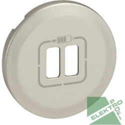Legrand 068556 Céliane Kettős USB töltőaljzat titán (68556)