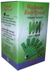 Wellmed Easy Touch vércukorszint mérő tesztcsík 25db