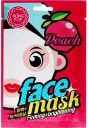 Bling Pop Mască cu extract de piersic pentru față - Bling Pop Peach Firming & Brightening Face Mask 20 ml Masca de fata